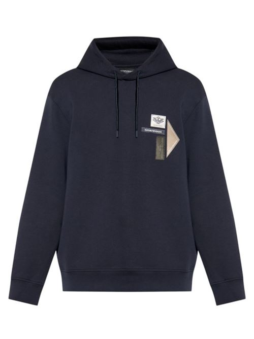 Cotton blend hoodie Emporio Armani | EM003587 AF10013.UB118